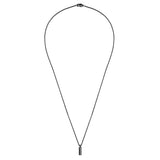 Kette mit Anhänger Edelstahl schwarz