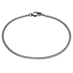 Armband Edelstahl gunmetal