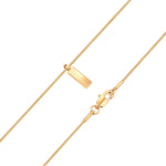 Kette mit Anhänger Edelstahl gelbgold