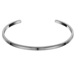 Armreif Edelstahl gunmetal