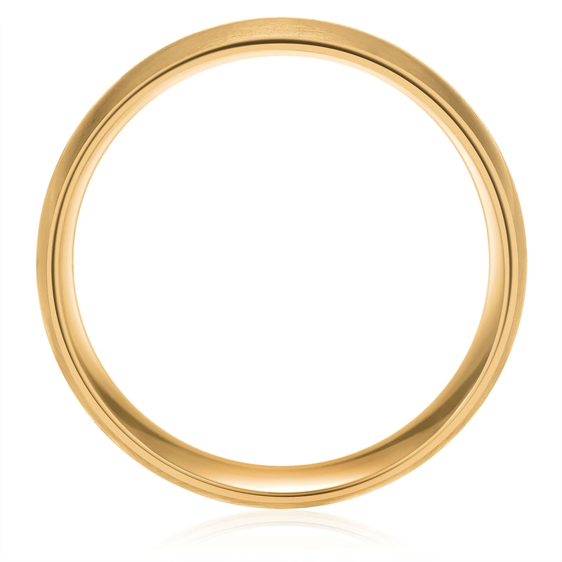 Ring Edelstahl gelbgold