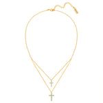 Kette mit Anhänger gelbgold Zirkonia weiß