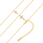 Kette mit Anhänger gelbgold Zirkonia weiß