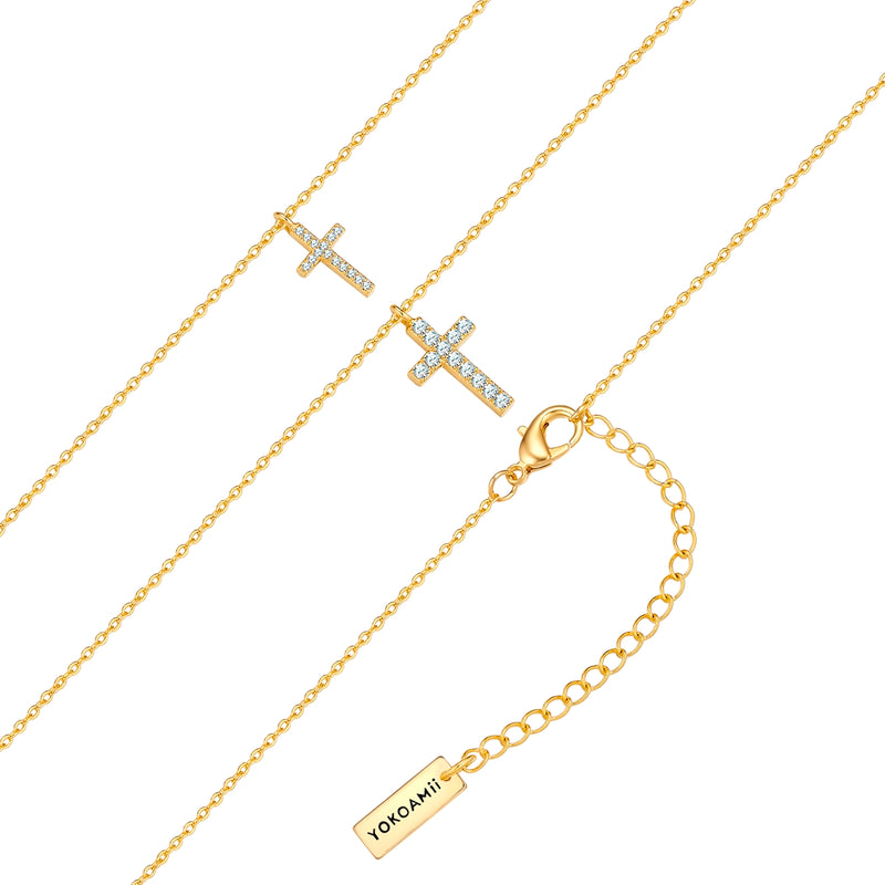 Kette mit Anhänger gelbgold Zirkonia weiß