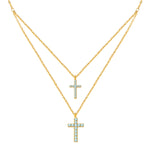 Kette mit Anhänger gelbgold Zirkonia weiß