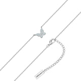 Kette mit Anhänger Zirkonia weiß