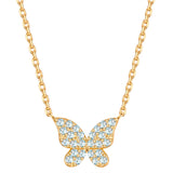 Kette mit Anhänger gelbgold Zirkonia weiß