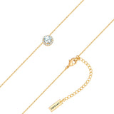 Kette mit Anhänger gelbgold Zirkonia weiß