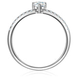 Ring Sterling Silber Zirkonia weiß