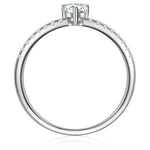 Ring Sterling Silber Zirkonia weiß