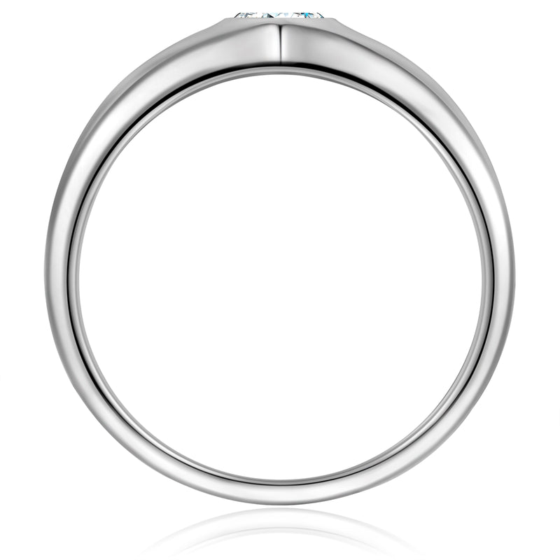 Ring Sterling Silber Zirkonia weiß