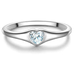 Ring Sterling Silber Zirkonia weiß