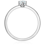 Ring Sterling Silber Zirkonia weiß