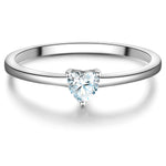 Ring Sterling Silber Zirkonia weiß