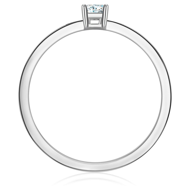 Ring Sterling Silber Zirkonia weiß