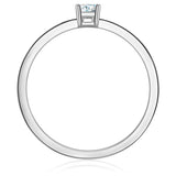 Ring Sterling Silber Zirkonia weiß