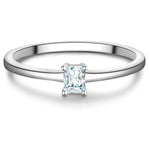 Ring Sterling Silber Zirkonia weiß