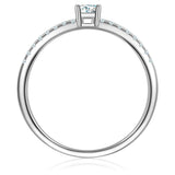 Ring Sterling Silber Zirkonia weiß