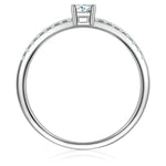 Ring Sterling Silber Zirkonia weiß