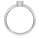 Ring Sterling Silber Zirkonia weiß