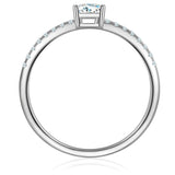 Ring Sterling Silber Zirkonia weiß