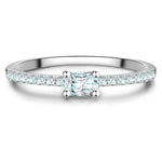 Ring Sterling Silber Zirkonia weiß