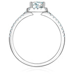 Ring Sterling Silber Zirkonia weiß
