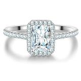 Ring Sterling Silber Zirkonia weiß