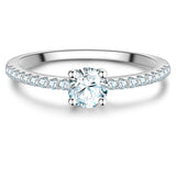 Ring Sterling Silber Zirkonia weiß