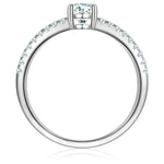 Ring Sterling Silber Zirkonia weiß