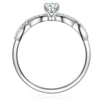 Ring Sterling Silber Zirkonia weiß