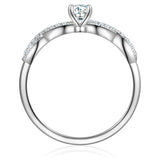 Ring Sterling Silber Zirkonia weiß