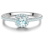 Ring Sterling Silber Zirkonia weiß