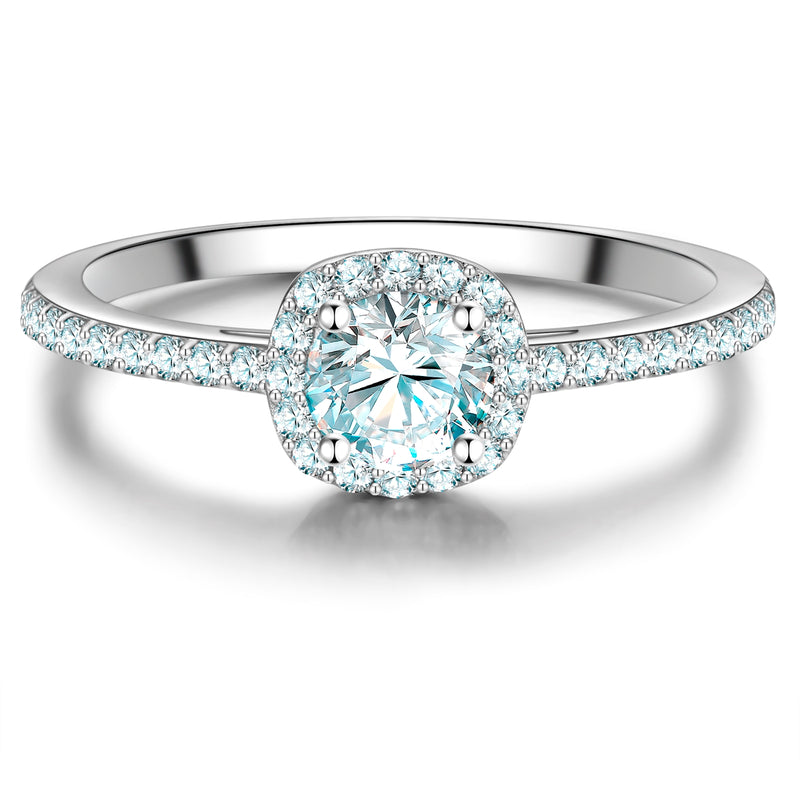 Ring Sterling Silber Zirkonia weiß