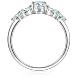 Ring Sterling Silber Zirkonia weiß
