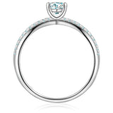 Ring Sterling Silber Zirkonia weiß