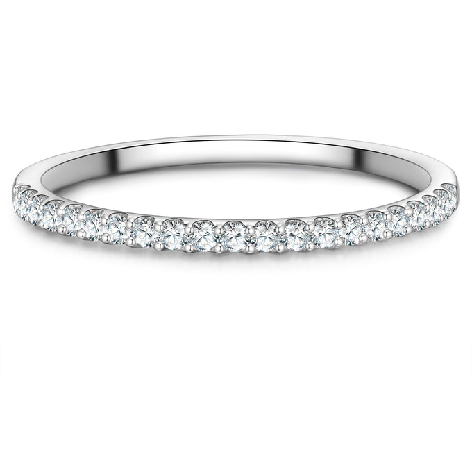 Ring Sterling Silber Zirkonia weiß