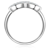 Ring Sterling Silber Zirkonia weiß