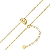 Kette mit Anhänger Sterling Silber gelbgold