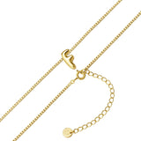 Kette mit Anhänger Sterling Silber gelbgold