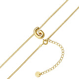 Kette mit Anhänger Sterling Silber gelbgold