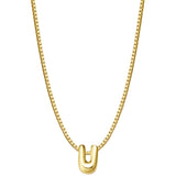 Kette mit Anhänger Sterling Silber gelbgold