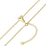 Kette mit Anhänger Sterling Silber gelbgold