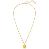Kette mit Anhänger Sterling Silber gelbgold