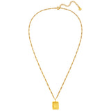 Kette mit Anhänger Sterling Silber gelbgold
