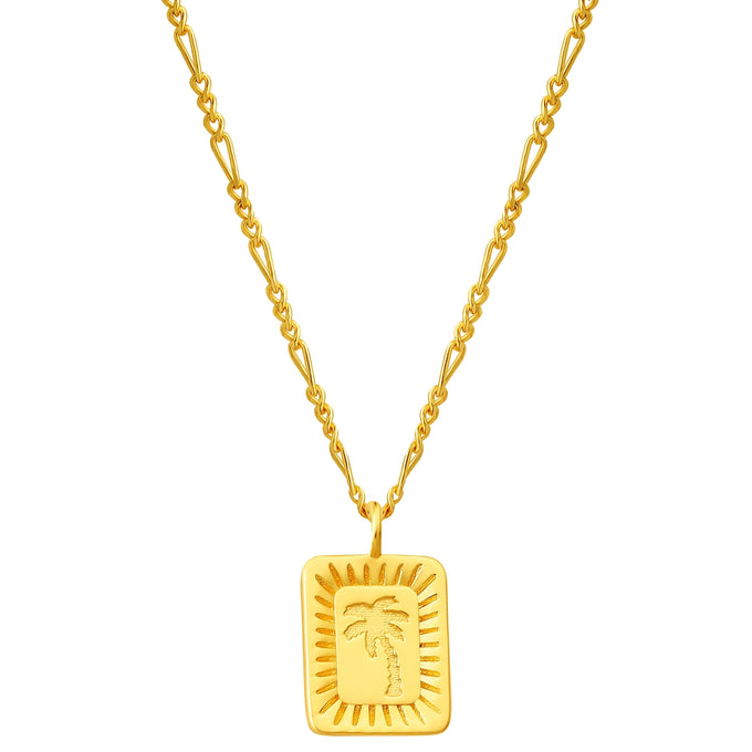 Kette mit Anhänger Sterling Silber gelbgold