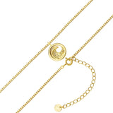 Kette mit Anhänger Sterling Silber gelbgold