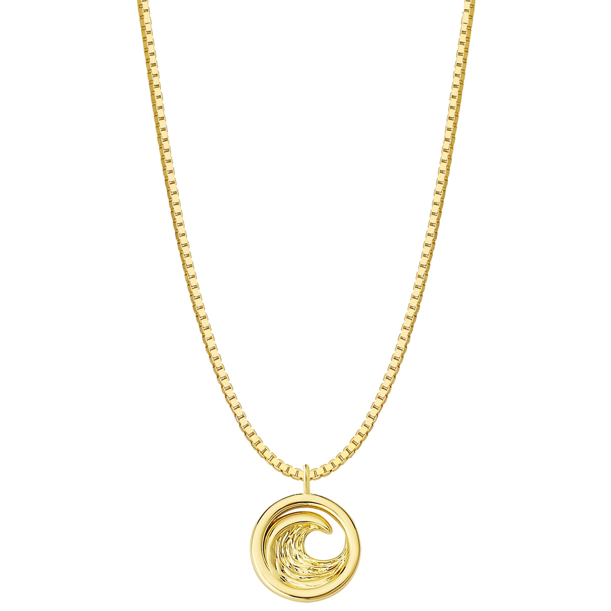 Kette mit Anhänger Sterling Silber gelbgold