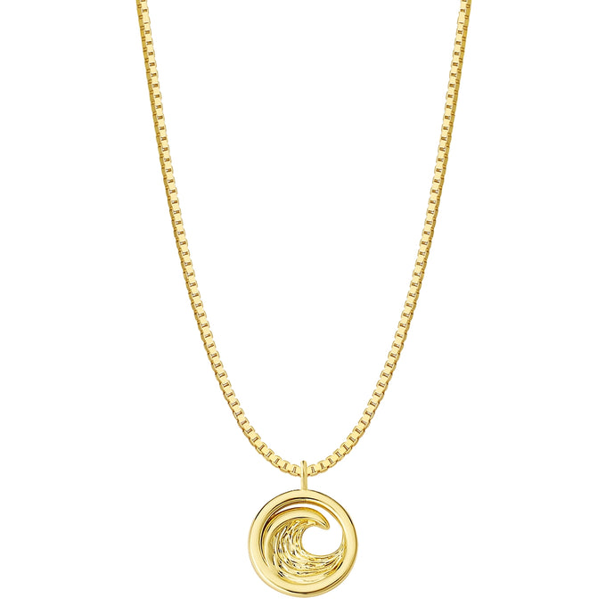 Kette mit Anhänger Sterling Silber gelbgold