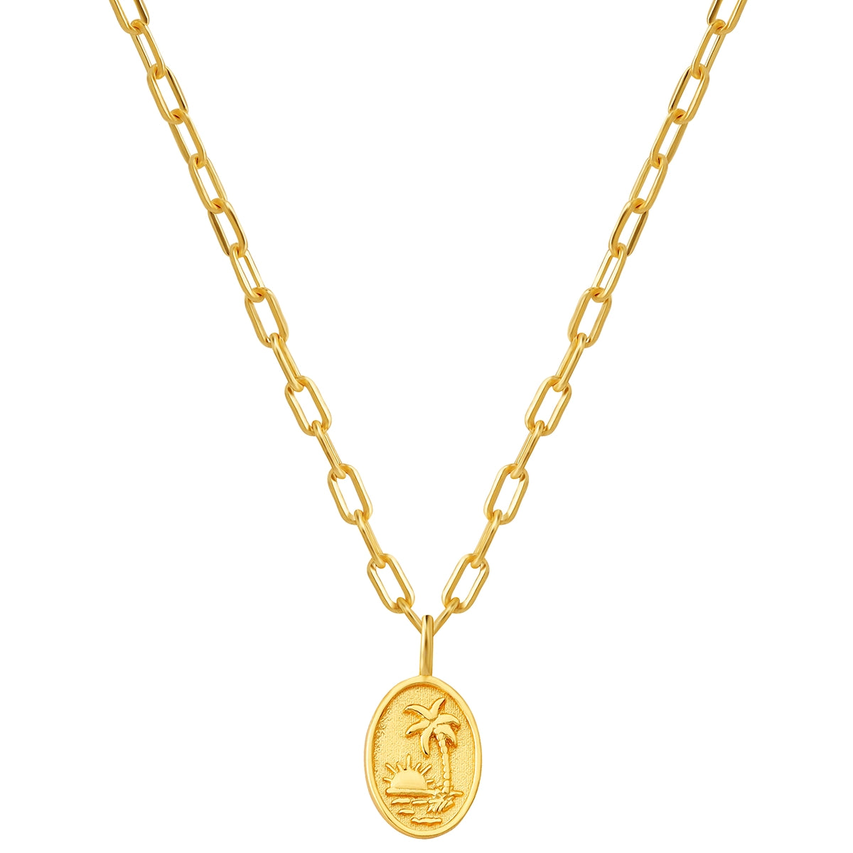 Kette mit Anhänger Sterling Silber gelbgold